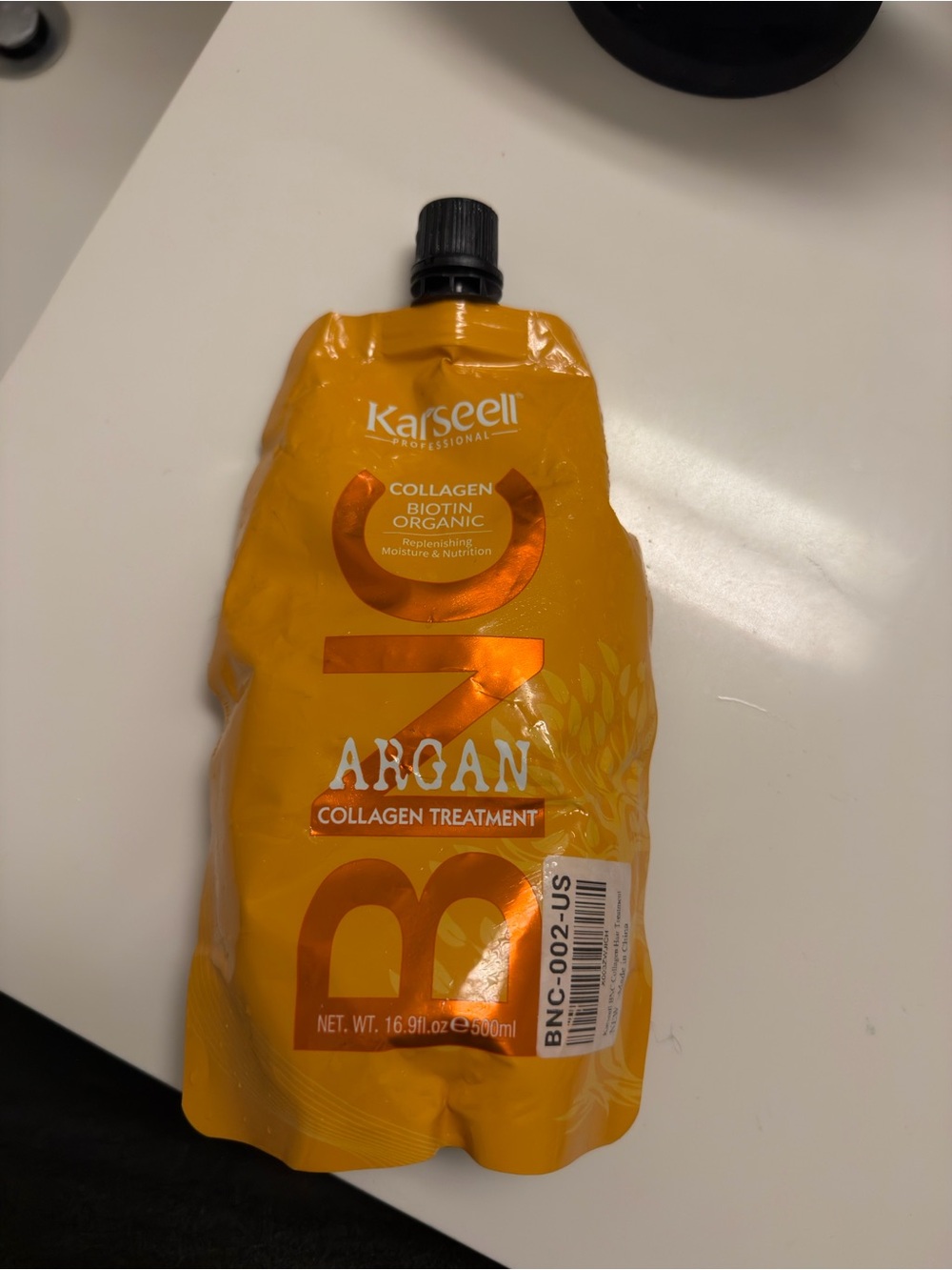 karseell collagen biotin organic orange bag